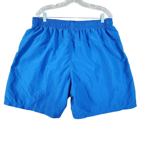 Speedo Men's Swim Trunks Elastic Waist Lined Blue XL Board Shorts Cruise Vacay - Picture 2 of 6